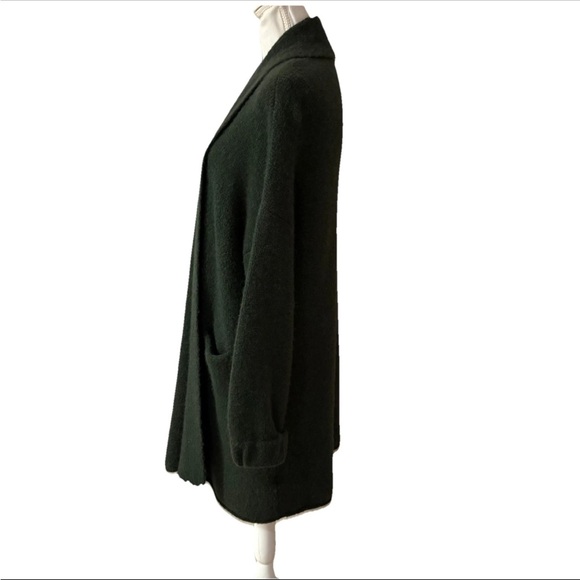 Madewell Glenridge Shawl Collar Sweater Coat Size XS Heather Pine - Picture 6 of 9